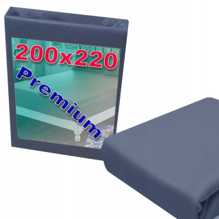 Plachta na posteľ - Jersey List s gumovou kapelou 200x220