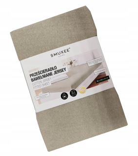 Plachta na posteľ - Bavlnená plech dres Grey Sleekee 90 cm