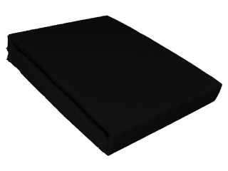 Plachta na posteľ - Dresový list 180x200 bavlna čierna