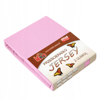 Plachta na posteľ - Dresový list s 140x200 ružovým jasným elastickým pásom