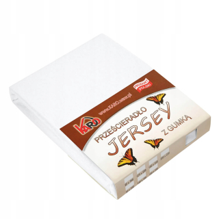 Plachta na posteľ - List s dresom s 90x200 biela 001 hrubá elastická