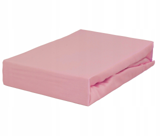 Plachta na posteľ - Saténový list s gumou 140x200 Dirty Pink