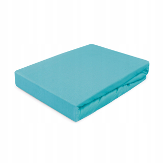 Plachta na posteľ - List s elastickou tyrkysovou farbou 180 x 200
