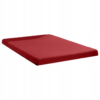 Plachta na posteľ - List s elastickým pásmom 90-100x200 + 25 Burgundsky 2 ks