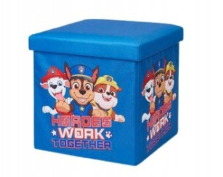 Sedací vak do detskej izby - Pouf na skladovanie hliadky Blue Dog