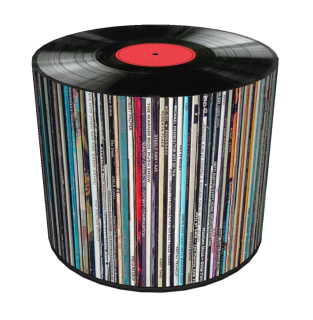 Sedací vak do detskej izby - Pouf Bertoni Poufy Roller, vinylový vzor