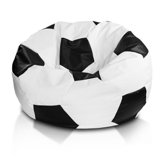 Sedací vak do detskej izby - Pouf Ball Eco -LEATHER SEAT 2 farby