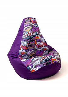Sedací vak do detskej izby - Matrac 190x80 kokosové vrecko 7 zóny 14 cm míle