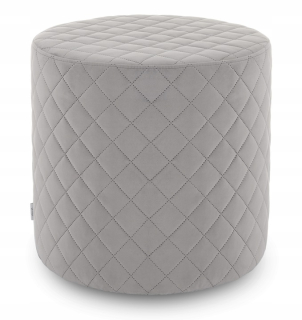 Sedací vak - Snap Round Velvet Snap Snap Snap Snap Gray