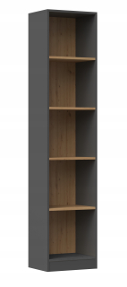 Knižnica, regál - Nábytok Kuba Kuba Kuba 2d Oak Lefkas