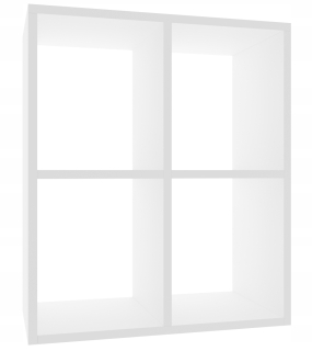 Knižnica, regál - Kniha 80x70 Regalik 2x2 Otvorená knižnica