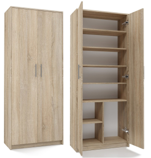 Regál do detskej izby - Klupś-Hen Paul's Chrl of Secuers so prebaľovacím stolom biely