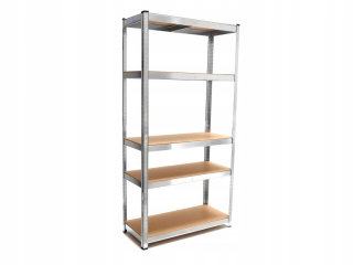 Regál policový - Stojan na garážový sklad 875 kg kov 90x40x180