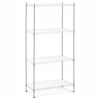 Regál policový - Kovový stojan - 4 rohože - 900 x 450 x 1800 mm