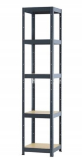 Regál policový - Stojan na kovový sklad 180x40x40 5 políc 175 kg