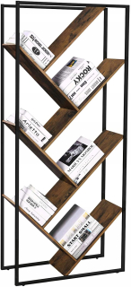 Regál, polica do pracovne - Priemyselná knižnica Loft Tree.