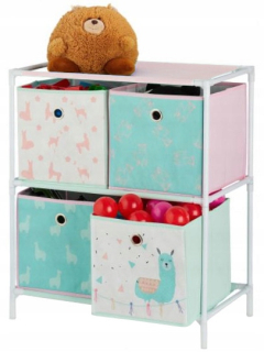 Úložný box pre deti - Organizátor hračiek na truhle Lama 4