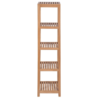 Polica do detskej izby - Stojan stojaca polica 42x42x165 cm Teak drevo