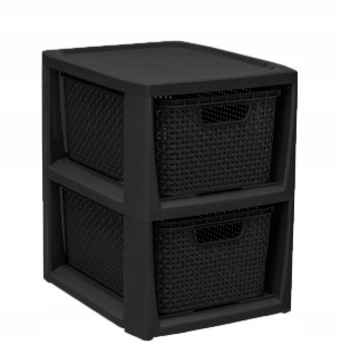 Komoda do študenskej izby - Pouf Trunk Wooden Box 80x40x45 cm biely
