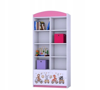 Úložný regál, polica do izby - RTV Aura kabinet 200 cm Universal Artisan Black