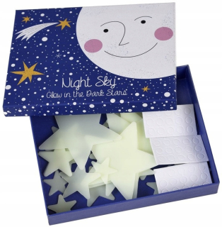 Destké samolepky - Rex London Glowing Stars in the Dark 30 ks