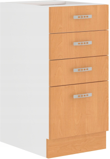 Kuchynská skrinka - Rino kuchynská skrinka dolna zásuvky 40 cm alder