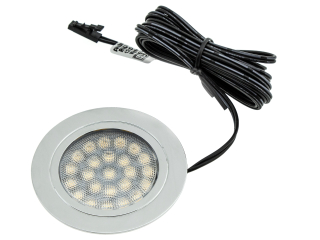 Osvetlenie nábytku - Okrúhle svietidlo LED 1,8 W 12 V stropné oko