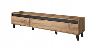 Skrinka pod TV - RTV Nord Oak Wotan + Anthracite - Cama MeBle