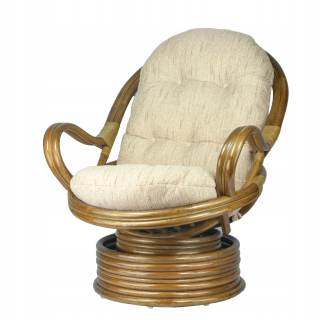 Kreslo do obývačky - Rattaneo Coral F68 Bujano-Rotal Olive Gorkchair