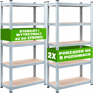 Regál policový - Universal Workshop podporuje 4 ks