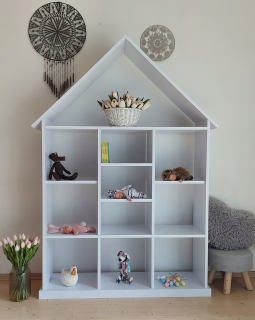 Úložný regál, polica do izby - House Bookcase 3 - 165/110/30 pre deti