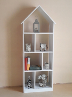 Regál do detskej izby - House Bookcase 165/60/30