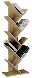 Knižnica, regál - Sonoma Bookcase Tree Poličky