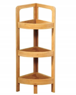 Regál, komoda do kúpeľne - Bambus bambus plavky 23x23x77cm