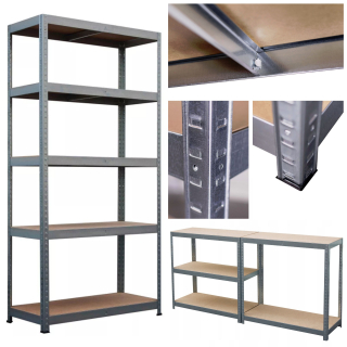 Skladová polica 180x90x40 Metallkas 5 Police Poľska