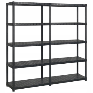 Regál policový - Vidaxl skladová polica 185 x 45 x 91 cm max 70 kg