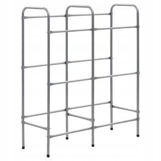 Regál policový - Warehouse Rack pre 6 škatúľ, striebro, 96x33x116