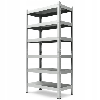 Regál policový - Tvrdý kovový kovový polica 220x100x50 6p 225 kg/polovica.
