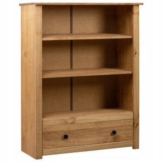 Regál do detskej izby - Knižovacia knižnica, 80x35x110 cm, Solid Pine, Series