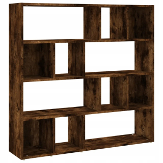 Stena, paraván do spálne - Knižnica/oddiel, Smoky Oak, 105x2