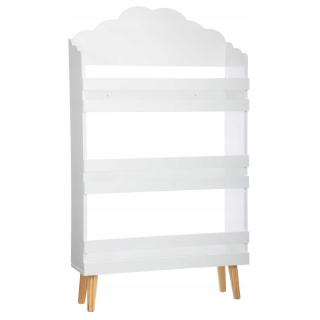 Regál do detskej izby - Biela komoda 120 cm K2 spálňa Veľký nábytok
