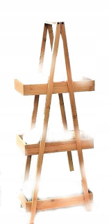 Regál, komoda do kúpeľne - Organizátor kúpeľne Slimee 30x82x18 Bambus
