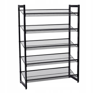 Botník do predsiene - Sho She Rack topánky 74x31x104cm čierna