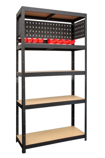 Regál policový - MetallKas Multi Workshop Bookcase 100 kg 180x90x40