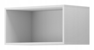 Knižnica, regál - Závesná polica, ER60 ER60 ENVIEY WHITE, LOFT
