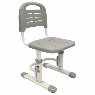 Stolík, stolička do detskej izby - Nastaviteľná detská stolička Fundesk SST3L-S Grey