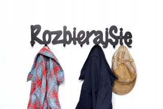 Vešiak do predsiene - Zmiznite #1 - Black Clothes Hanger 60 cm