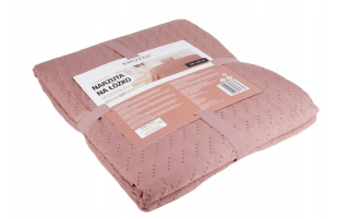 Prikrývka, prehozy na posteľ - Pink Bedspread pre posteľ Slime 220x200 cm