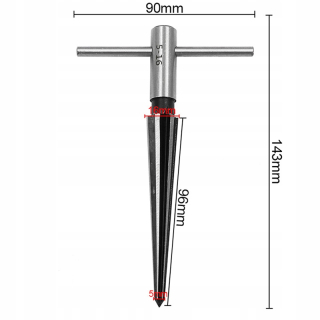 Kužeľový reamer 3-13 mm a 5-16 mm manuálne kovový