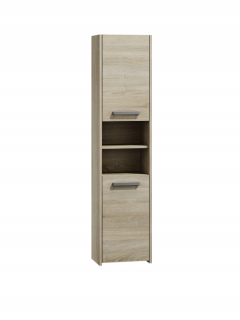 Skrinka do kúpeľne - S40 / Post Rack kúpeľňa / 170x40x30 - Sonoma